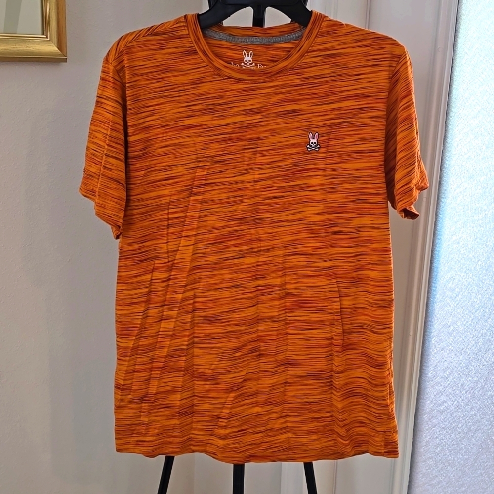 Psycho Bunny orange t-shirt